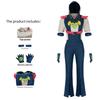 Jojos Bizarre Adventure Disfraz Cosplay de Jonathan Joestar Para Halloween Streetwear Anime Juego de Rol