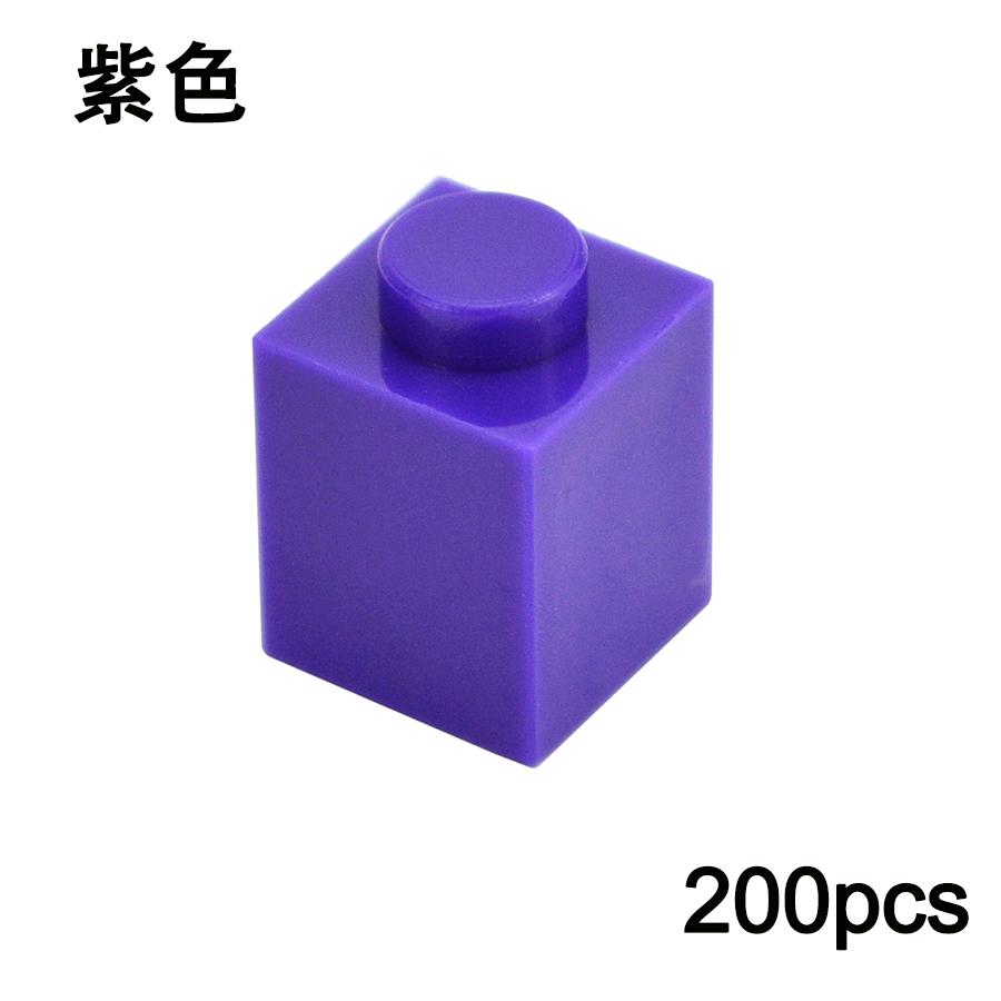 200PCS DIY 1x1 Dots Building Blocks Thick Figures Bricks Educational Creative Size 1*1 Dot Compatible With 3005 Toy for Children