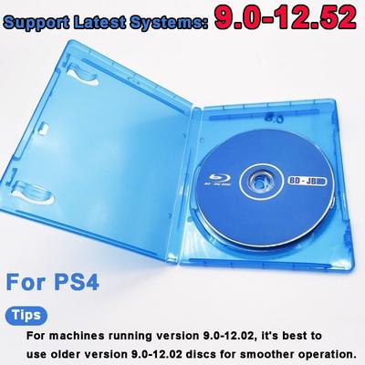 For Firmware 9.0-12.52 BD-JB Disc 1 Click Boot No PC Needed All-in-One Jailbreak Disc Homebrew Play Backup Games for PS4