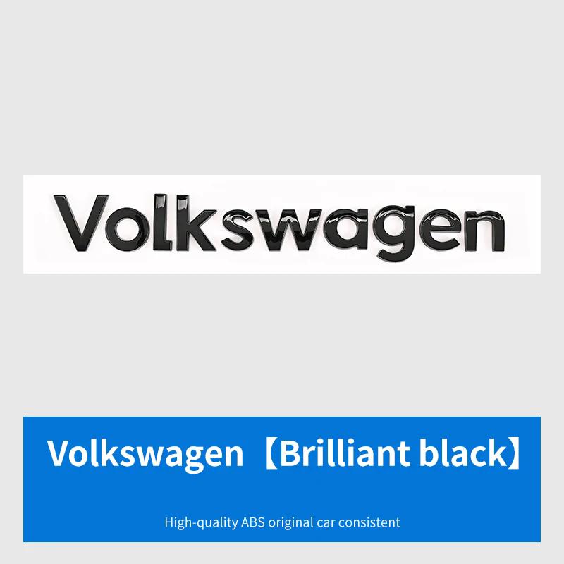 BHMTQ1 ABS Car letter Sticker For VW Volkswagen TIGUAN TOUAREG SAGITAR Logo 2016-2024 Decorative Rear Trunk Emblem Badge Sticker