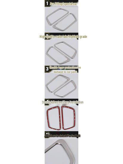12 CRV Front Row AC Vent Decoration Frame - Car Interior & Exterior Modification Accessory