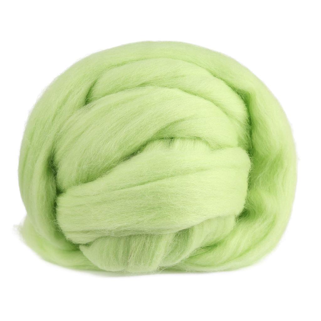 Fenrry 100g Yün Roving İplik Elyaf Roving Yün Üstü Yün Keçe Malzemeleri Saf Yün Kalın İplik Eğirme Kendin Yap El Eğirmesi için