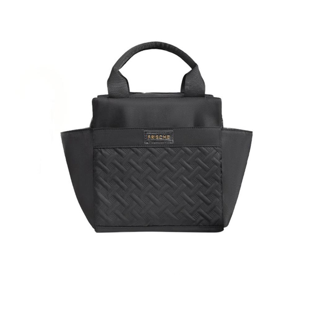 

Large Capacity Picnic Bag Thermal Food Cooler Bag Insulated Lunch Bag School/Office чорний