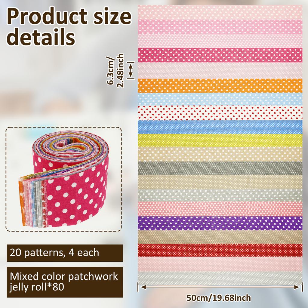 Bawełniany Roll Up Galaretkowy Bawełniana Tkanina Paski do Quiltingu Patchwork Rzemiosło Bawełniana Tkanina do Quiltingu na Atchwork Szycie DIY Rzemiosło Dekoracja