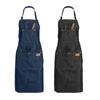 Lightweight Salon Working Clothes Waterproof Barber Cloth Wrap Denim Apron Uniform  Cafes