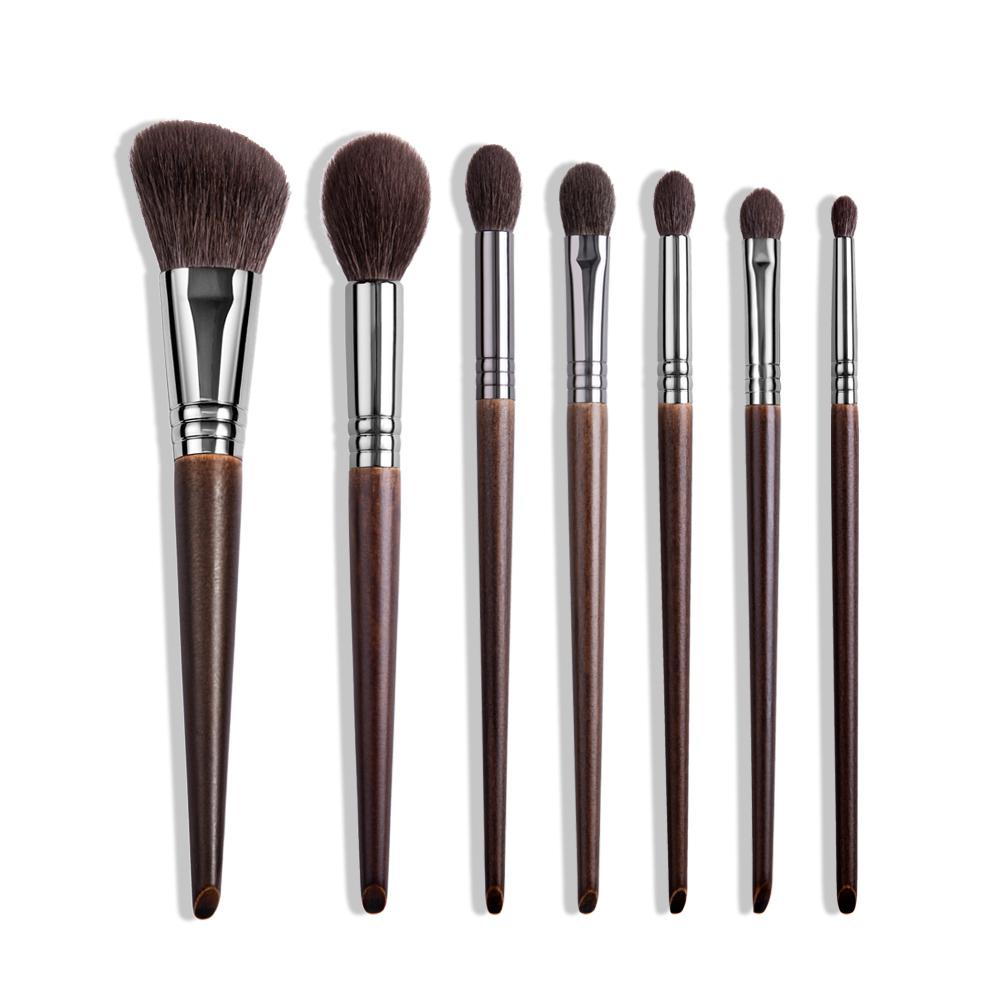OVW Natuurlijke Geitenhaar Make-up Kwasten Set Professionele Kit brocha maquillaje pedzle do makijazu blending vlekkenborstel shader white