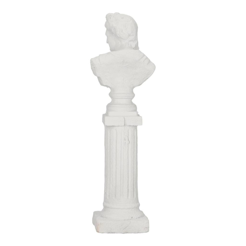 DECORATIVE FIGURINE white bust of Magnesia