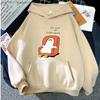 Duck I'm Sick of Everything Hoodies Cartoon Anime Sweatshirts Autumn Spring Winter Tops Long Sleeve Men Sudadera