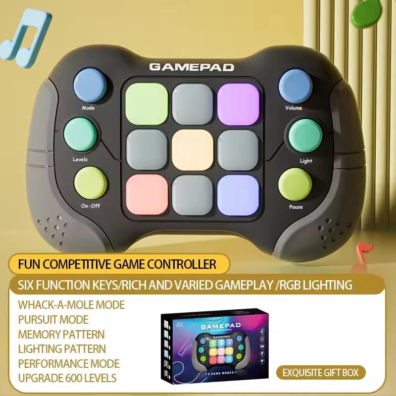 Electronic Pop Quick Push Bubbles Game Electronic Puzzle Console Toys Chases RGB Light Fun Anti Stress Relief Game Machine Toy