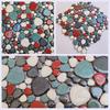 Keramik Kopfsteinpflaster Mosaik Fliesen Spa Heißwasserquelle Pool Fischteich Fragmente 30cm Badezimmer Rutschfest Blau Und Weiß Porzellan Fliesen