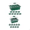 10 Pieces Plant Starter Tray Seedling Starting Reusable Vented Indoor Propagation Sprouters