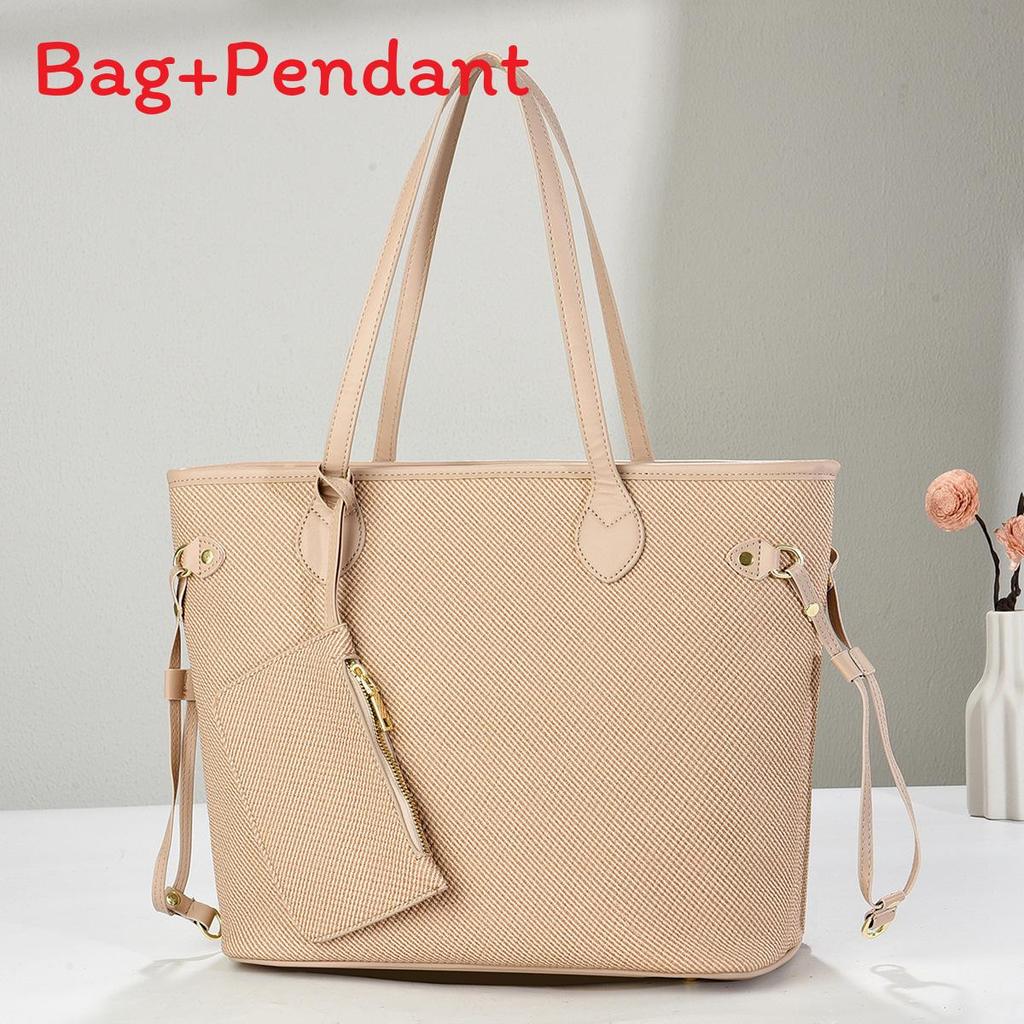 Simple Style Women Tote Bag With Interior Pockets And Durable Pu For Work And Casual