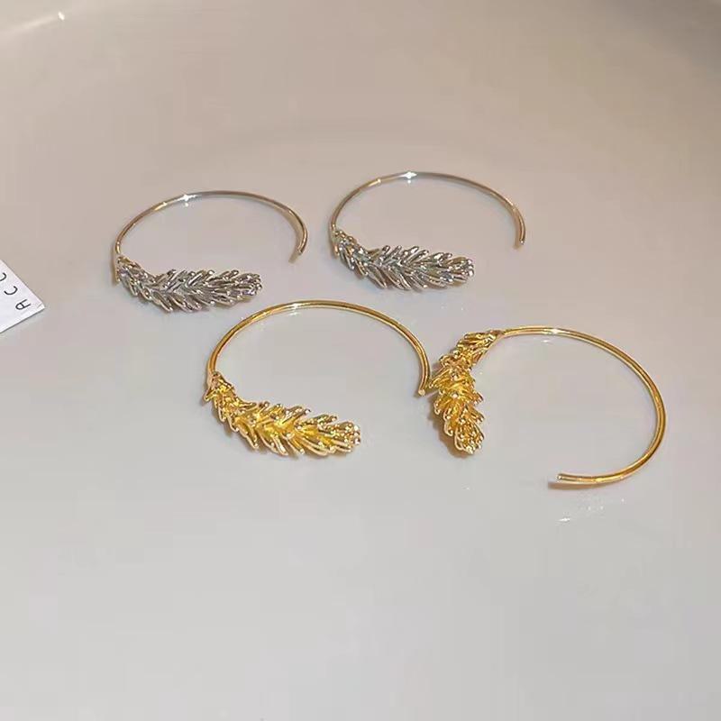 Елегантні лісові сережки-гачки з пшеничними колосками: Унікальні, Модні, Універсальні сережки для жінок