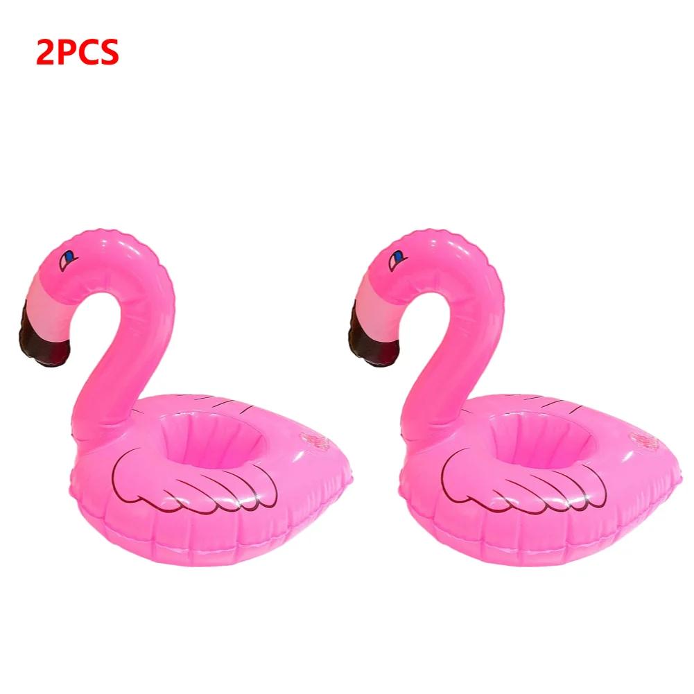 1-30PCS Float Inflatable Flamingo Drink Cup Holder Party Decor Water Cup Holder Swimming Pool Toys Beach Inflatables Party Decor
