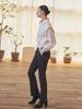 Acud Slim Bootcut Pants_Black