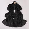 Women's Plain Butterfly Pattern Chiffon Hijab Shawls Long Bling Bling Wrap Ramadan Muslim Hijab Bufandas Female Islamic Turban