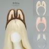 Bubu Elf Ears Wash Face Headband Ugly Cute Funny Mask Headband Bubu Devil Baby Plush Ears Headband