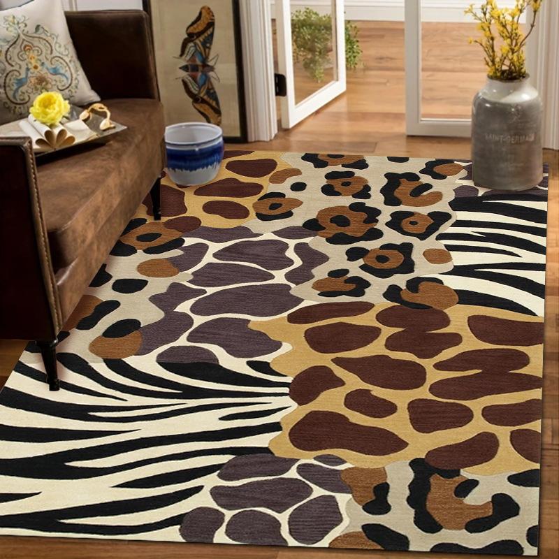 Cartoon Tiger Area Rug Cute Animal Print Carpet Non-Slip Soft Floor  for Living Room Bedroom  Room Home Decor Rug