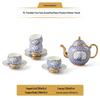 Yong Feng Yuan Sishing Ping 10-Piece Porcelain Chinese Tea Set