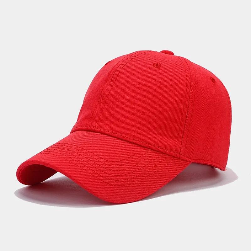 2025 Unisex Custom Solid Color Soft Top Baseball Cap Trendy Casual Snapback Hat Slimming Face Design