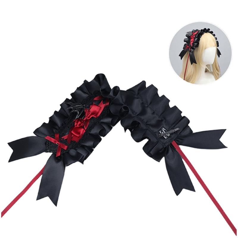 Bows Hairbands Adorkable Photo Props Halloween Anime Headbands Party Headpiece Fun Headbands for Music Festivals