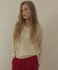 Lonkeu Wool V-Neck Knit (Ivory)
