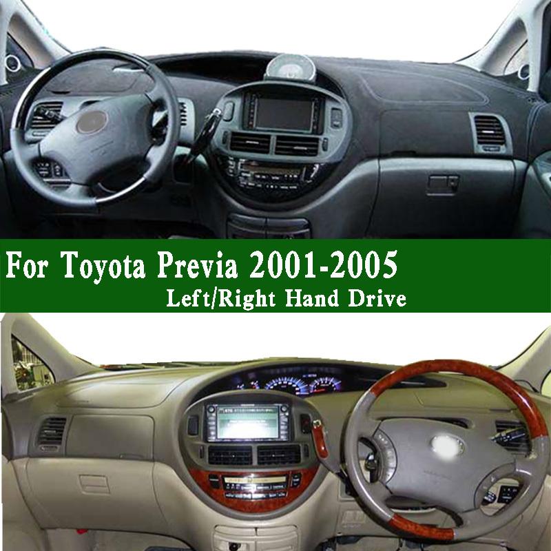 For Toyota Previa Estima Tarago R32 R30 R40 2001-2005 Dashmat Dashboard Cover trument Panel Protective Pad Anti-Dirt Dash Mat
