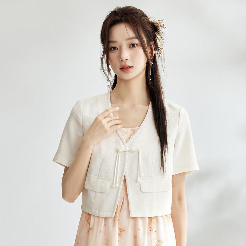 Женский кардиган INMAN в новом китайском стиле с пуговицами-лягушками L