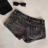 Summer Women Y2k Streetwear Gyaru Harajuku Fashion Grunge Vintage Coquette Low Rise 2000s Jean Shorts Denim Hot Pants Japanese