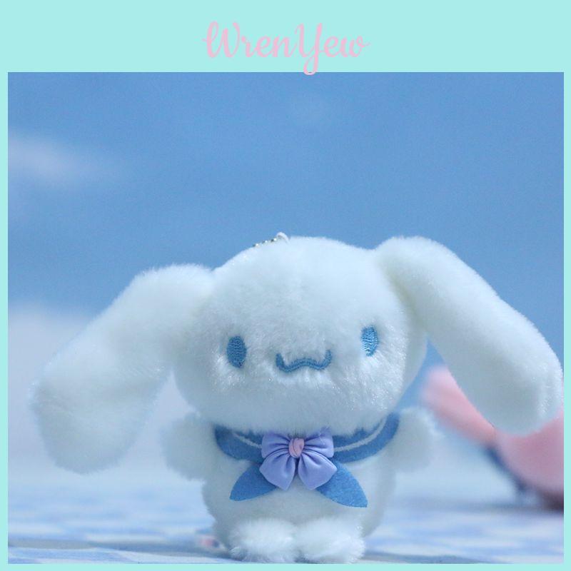 Adorable Sanrio Kuromi Melody Cinnamoroll Plush Toy Cartoon Keychain Accessory