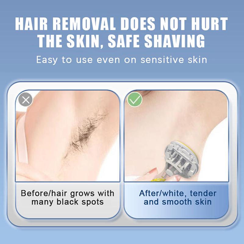 Portable Comfortglide Women Razor For Travel Face Leg Bikini Body Hair Shaving With Aloe Vera Soap Lady Manual Shaver Set