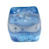 Cube Squeeze Toy Anxiety Relief Stress Toy, Clear Frosted Tool Snowflake Glitter Ice Sensory for Students Workers Shape
