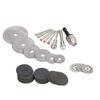 Rotary Cutting Wheels Tool Kit Resin Cut Off Disc HSS Saw Blades for Wood Metal Plastic
