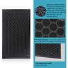 Filtro HEPA al Carbone di Ricambio per Purificatore d'Aria Fatto su Misura per Sharp FZ-60SEF FZ-40SEF per FU-888SV FU-440E FU-40SE FU-P60S FU-4031