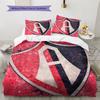 Atlas Football Club  Pattern Bedding Quilt Set  Home Decoration  Gift (1 * duvet cover + 2 * pillowcase  without core)