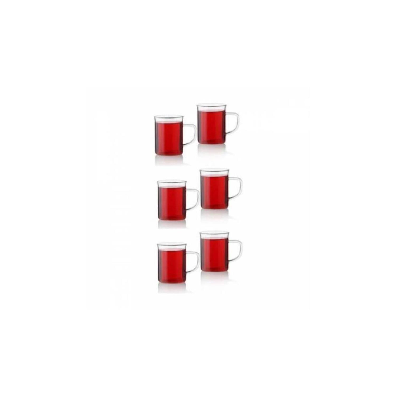 

6 Piece Borosilicate Heat Resistant Thermal Silk Cup