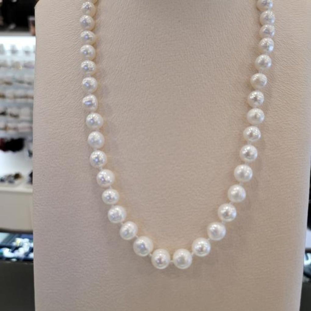 Atria Freshwater Pearl N White Pearl (8mm) 46cm Necklace JQNNEJJ0009WHF