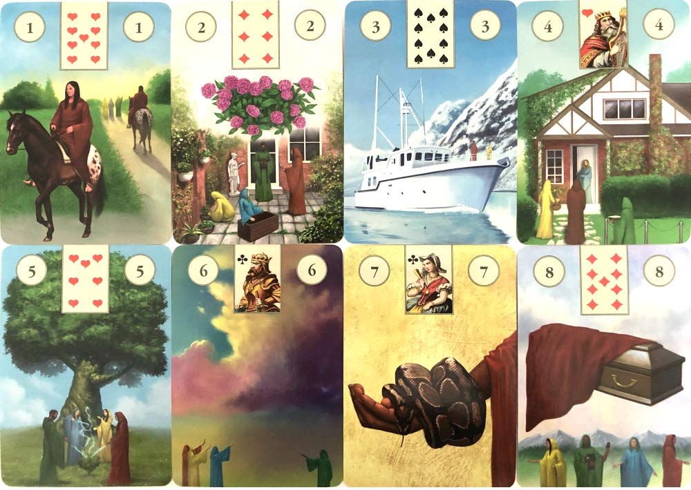 Lenormand Oracle Card Fortune Telling Lenormand Oracle Japanese Commentary Included [Pagan Cards] (genuine Product)