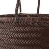Dragon Diffusion Bamboo Triple Jump Small Tote Bag 8811 Dark Brown