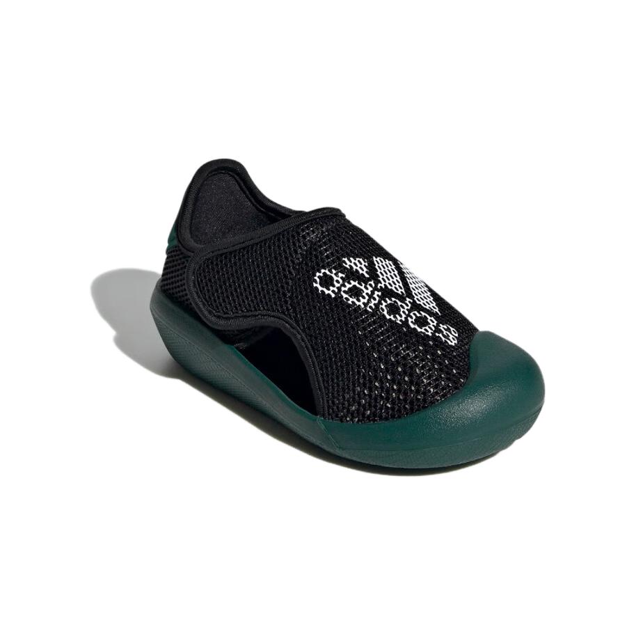 Adidas Altaventure 2.0 Comfortable Versatile Shock Absorbing Durable Breathable Low Top Walking Shoes Baby Shoes Black Green ID6004