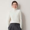 Le Ka Sha Women's 100% Pure Cashmere Turtleneck Pullover, Autumn/Winter 2026, Rolled Edge, 12-Gauge Knit Base Layer.