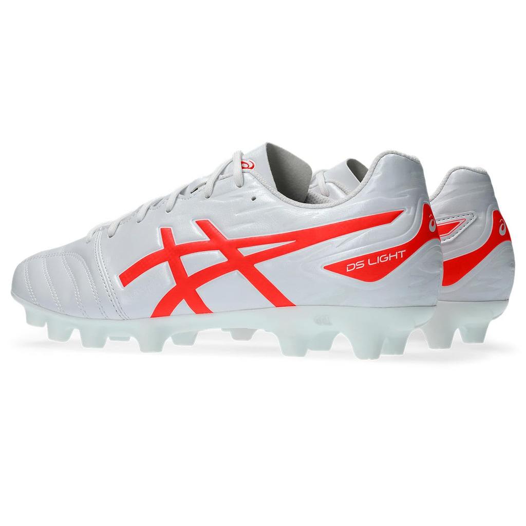 ASICS DS LIGHT CLUB 1103A097 Soccer Unisex Size 104 Size 3E Shoes, Adult, (White/Flash Red), 26.5 cm,