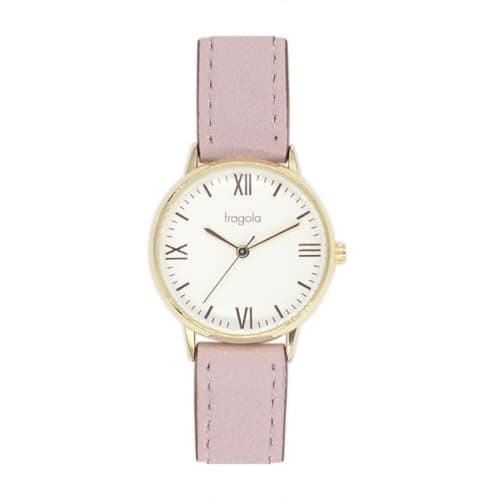 

Fragola Women s SUMIRE Sweatproof Dark Leather Strap Watch H00922S-1 Purple