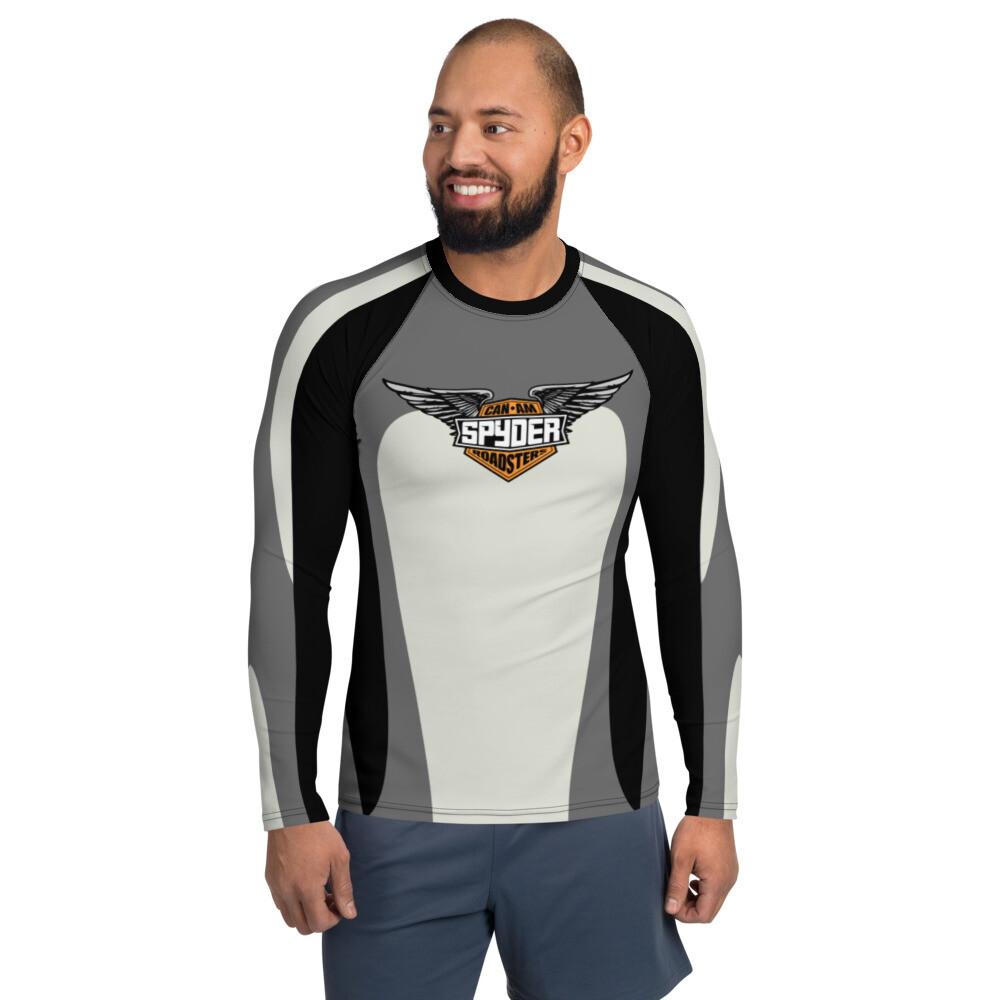 Can-Am Spyder Racing Gray Men s Rash Guard L