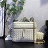 2026 New LP19 Hand-woven Bag Cross-border Explosive Lunch Box Bag Fashion Handbag Versatile Shoulder Messenger Bag