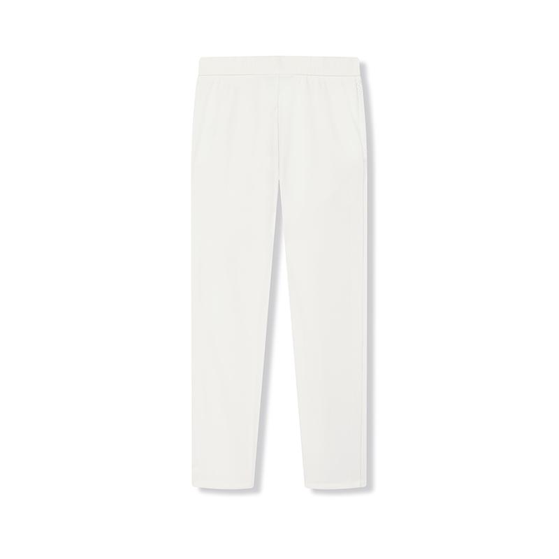 New FILA Knitted Sweatpants Women's Cloud White F11W438602FWT
