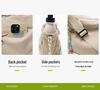 Korean Style Large Capacity Corduroy Shoulder Crossbody Bag - Simple & Fashionable Underarm Design