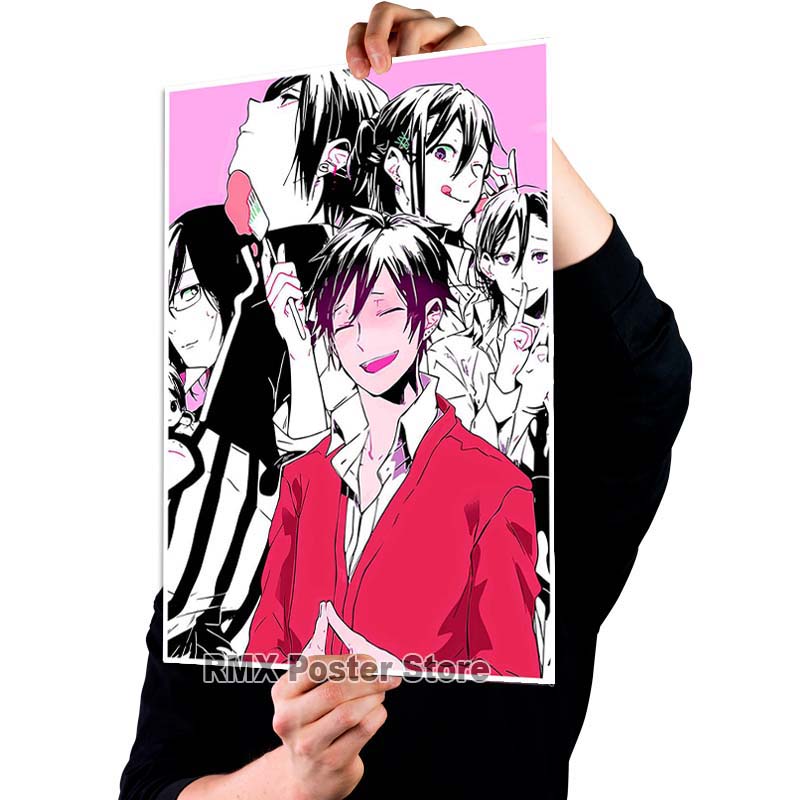 White Coated Paper Japanese Anime Horimiya Posters High Quality Print Poster Home Decor DIY Living Room Bar Decoration Painting