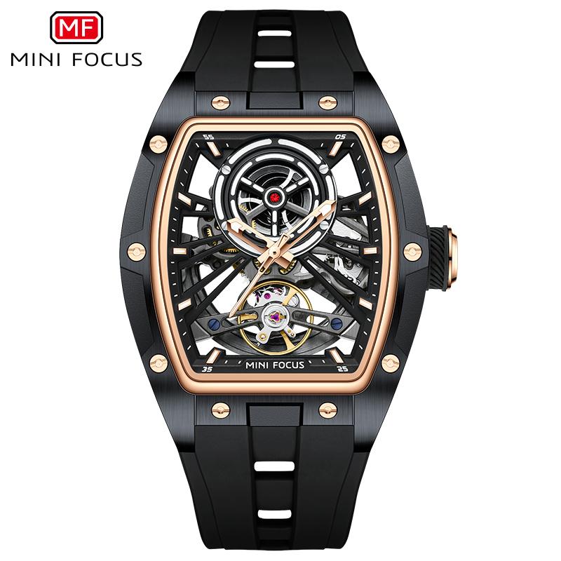 MINI FOCUS Skeleton Automatic Watch for