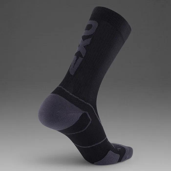 (Unisex) Vector Cushion Crew Socks UA5053EBLK-TTM